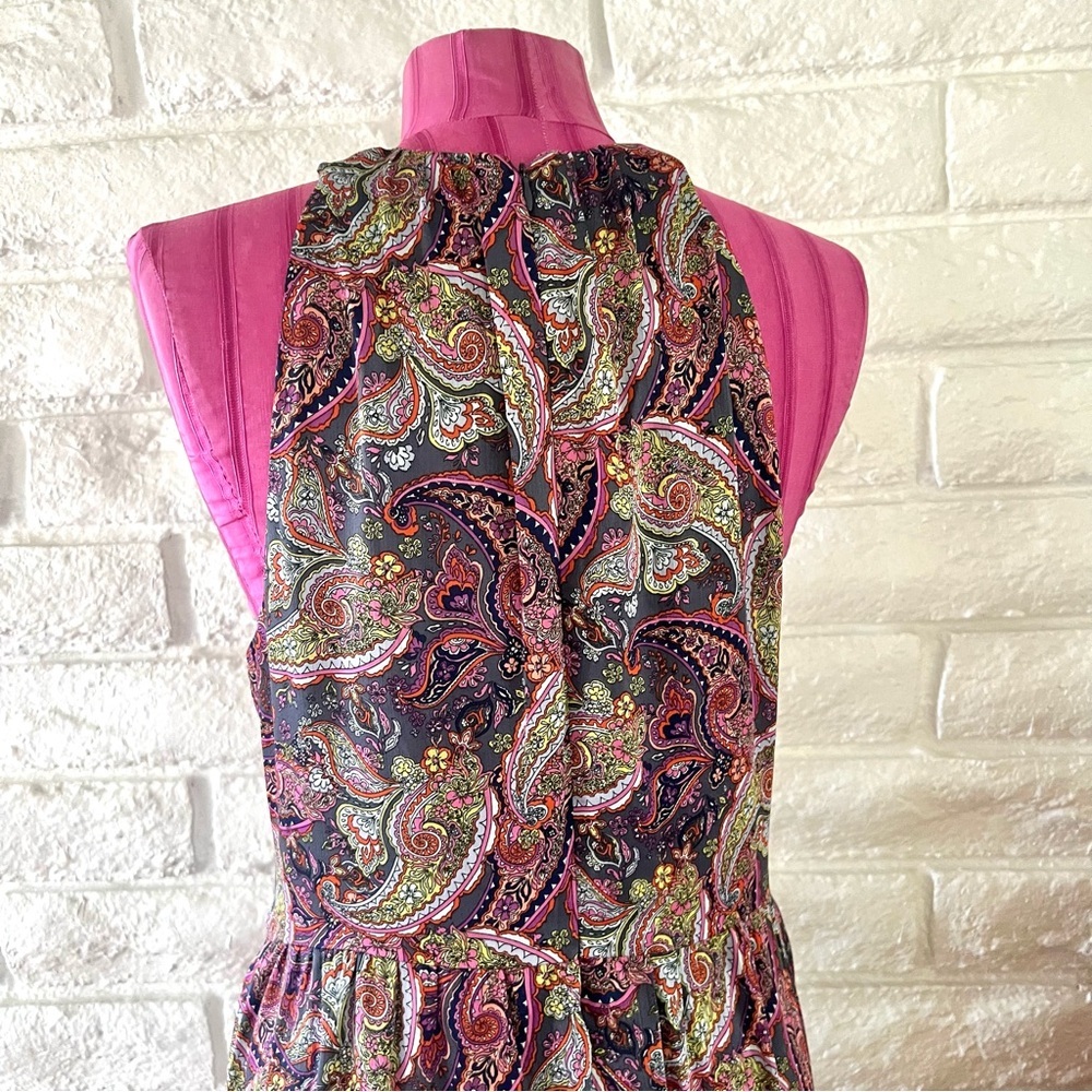 Laundry by Shelli Segal Halter Maxi Dress Size 14 - Picture 6 of 8